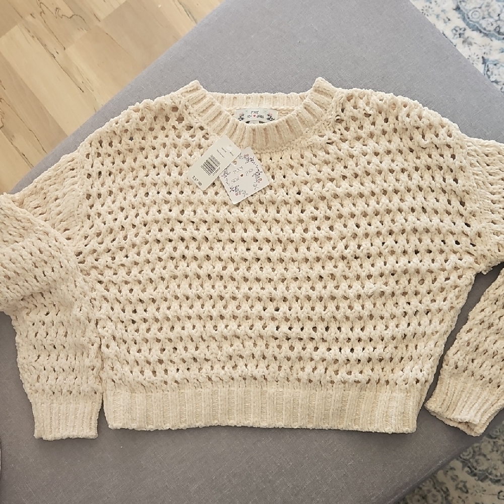 Cream Knit Sweater